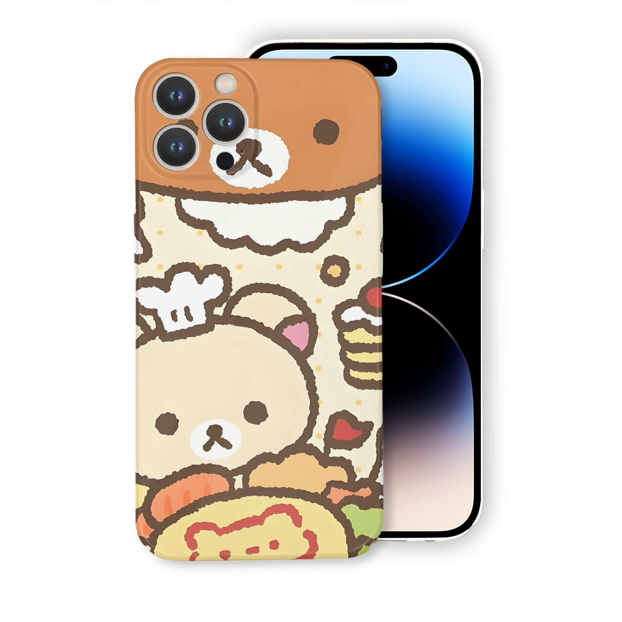 （画像用） リラックマ リラックマ キイロイトリ Rilakkuma Korilakkuma Kiiroitori 【iPhone 14シリーズ対応】ハードケース